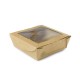650 ml-es, ablakos, salátás doboz - Salátás dobozok - Doremi csomagolóanyag webáruház