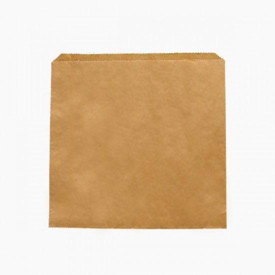 Barna zacskó, 25,4x25,4 cm - Elviteles papírzacskók - Doremi csomagolóanyag webáruház