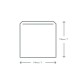 Fehér zacskó, 17x17 cm - Elviteles papírzacskók - Doremi csomagolóanyag webáruház