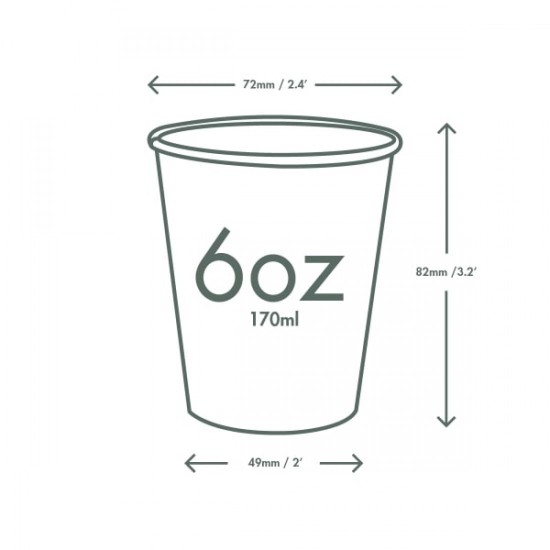 1,7 dl-es kávés pohár - Fehér poharak - Doremi csomagolóanyag webáruház