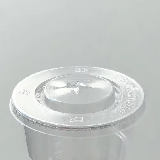 Iamplant PLA lapos tető, szívószál nyílással - PLA poharak és kiegészítők (hideg italokhoz) - Doremi csomagolóanyag webáruház