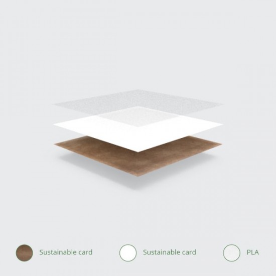 Kraft sültkrumplis doboz - papír és kartontölcsérek - Doremi csomagolóanyag webáruház