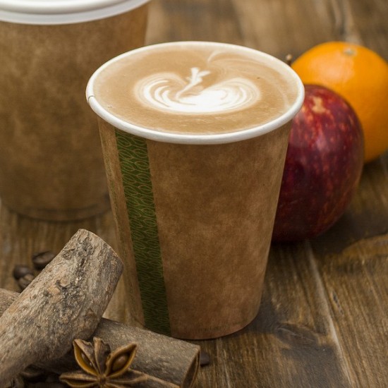 2,3 dl-es barna cappuccinos pohár - Barna poharak - Doremi csomagolóanyag webáruház