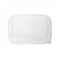 PLA tető négyzet alakú ételtárolóhoz  (1 csomag / 50 db)