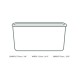1 literes kraft négyzet alakú ételtároló- papír Bon Appetit tálak meleg ételekhez - Doremi csomagolóanyag webáruház