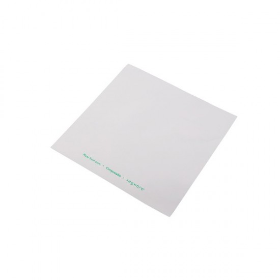Átlátszó/fehér zacskó, 19x19 cm - Elviteles papírzacskók - Doremi csomagolóanyag webáruház