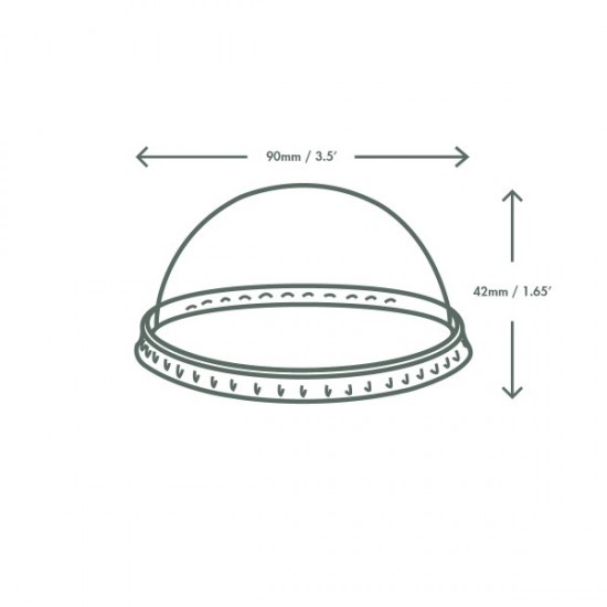 Kis, PLA leveses dómtető - PLA tetők - Doremi csomagolóanyag webáruház