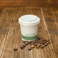 CPLA anyagú presszó kávés pohártető  ( 1 csomag / 50 db)