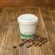 CPLA anyagú presszó kávés pohártető - Fehér pohártetők - Doremi csomagolóanyag webáruház