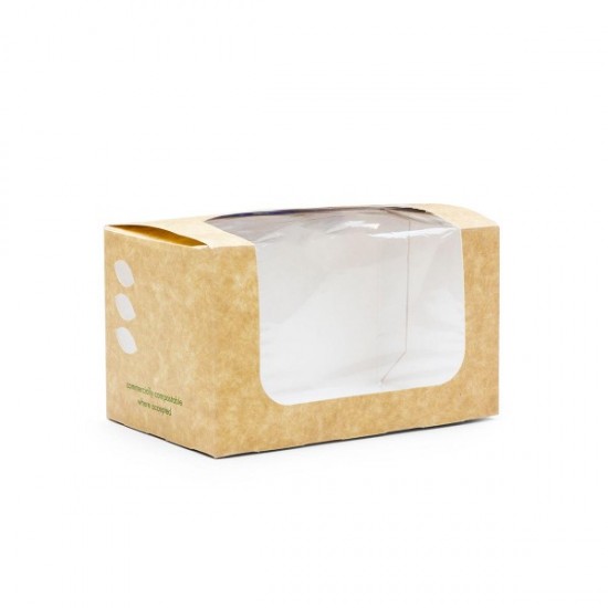 Ablakos szendvicsdoboz - Szendvicses dobozkák - Doremi csomagolóanyag webáruház