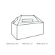 Kis füles doboz - Papír ételhordók - Doremi csomagolóanyag webáruház