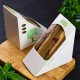75 mm-es, háromszög alakú szendvics doboz-Green Tree - Szendvicses dobozkák - Doremi csomagolóanyag webáruház