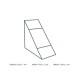 75 mm-es, háromszög alakú szendvics doboz - Szendvicses dobozkák - Doremi csomagolóanyag webáruház