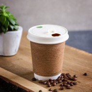 Papír anyagú kávés papírpohártető  (1 csomag / 50 db)